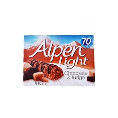 Picture of ALPEN LIGHT CHOCLATE FUDGE X5